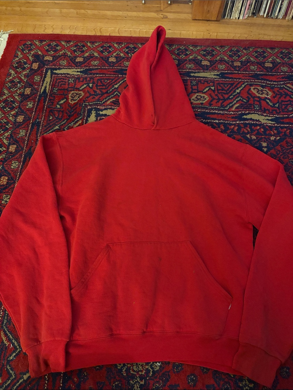 Russell Athletic Red Crewneck Hoodie